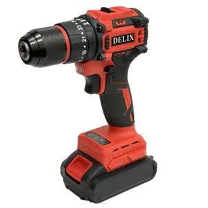 دریل پیچ گوشتی شارژی چکشی 13 میلیمتری 128 ولت دلیکس کد GRMZ128V