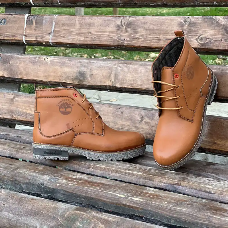 نیم بوت زنانه مدل چرم کد We-136