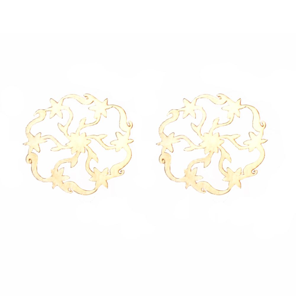 گوشواره طلا 18 عیار زنانه کرابو مدل Kr5017 -  - 2