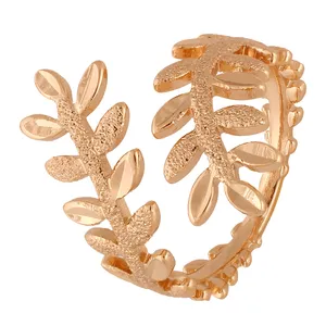 انگشتر زنانه ژوپینگ مدل برگ کد R3511