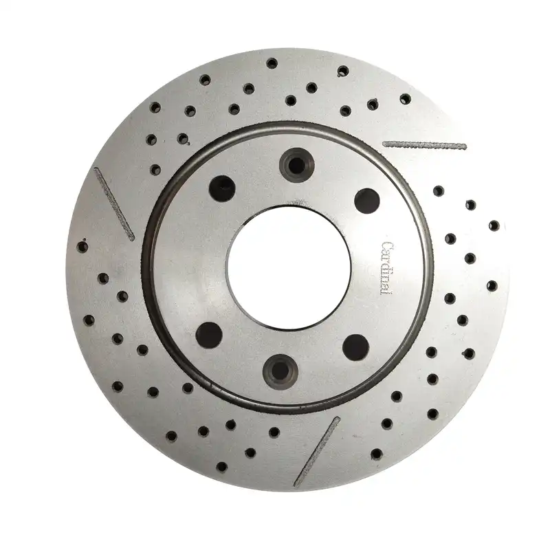 دیسک ترمز چرخ جلو کاردینال مدل سوراخ دار مناسب برای 206 تیپ دو بسته 2 عددی
