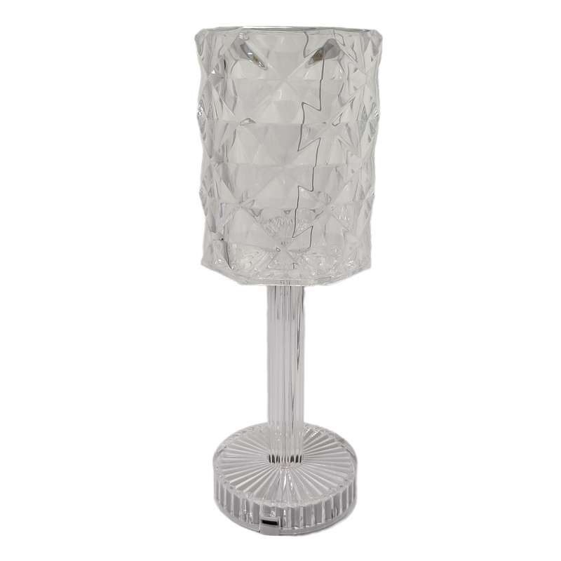 چراغ خواب مدل کریستالی پایه دار