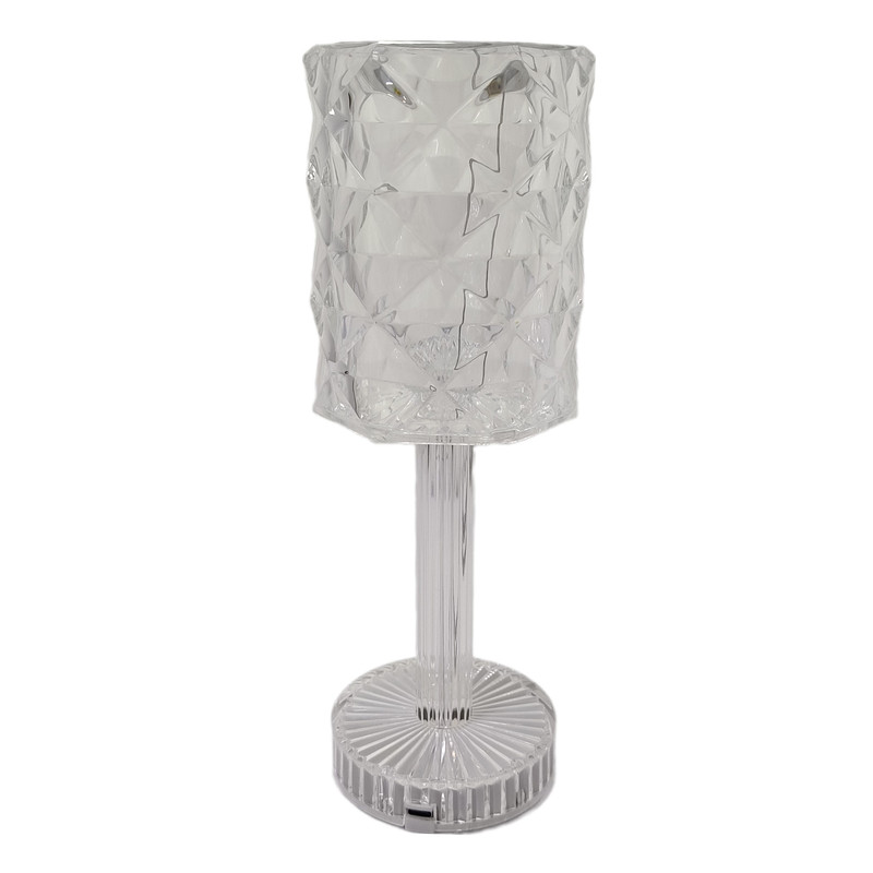 چراغ خواب مدل کریستالی پایه دار