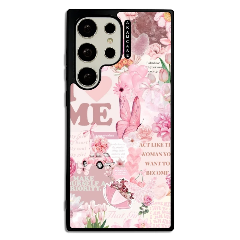 کاور آکام مدل AMC-WSGS23U-PINK-12 مناسب برای گوشی موبایل سامسونگ Galaxy S23 Ultra