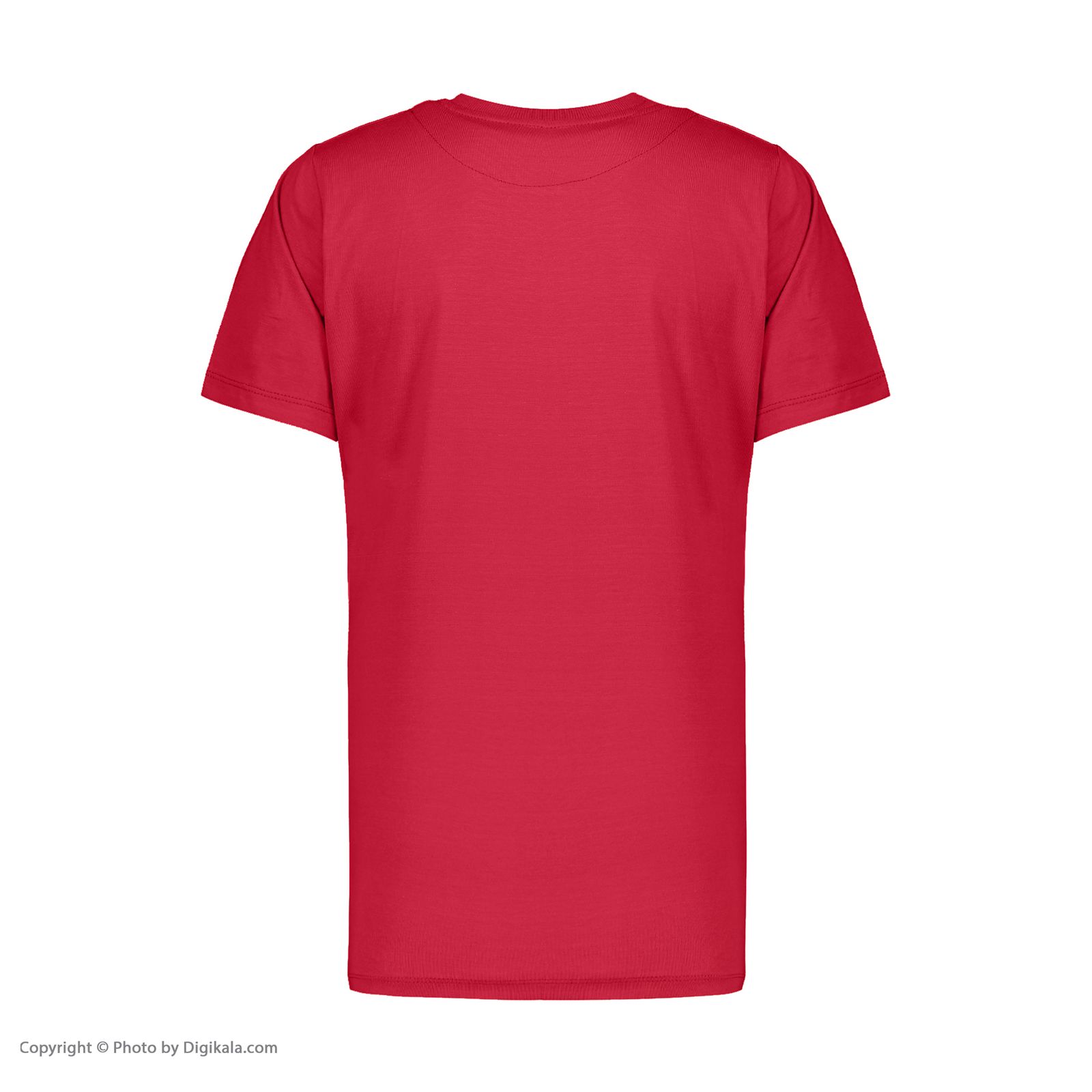 تی شرت آستین کوتاه زنانه پپا مدل Plain رنگ قرمز -  - 4