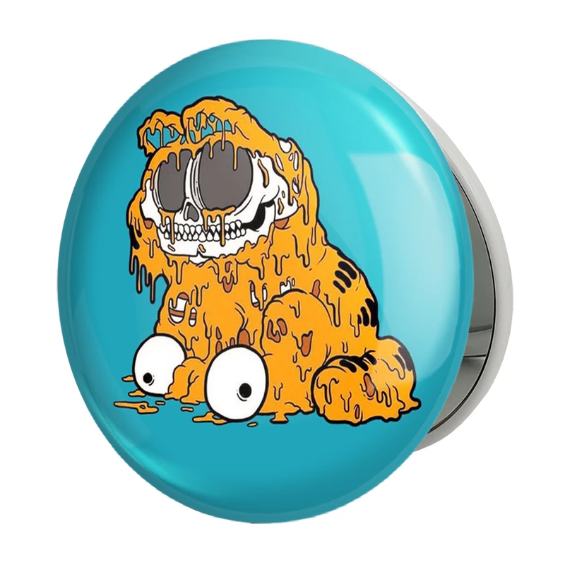 آینه جیبی خندالو طرح گربه مدل تاشو کد 1505 