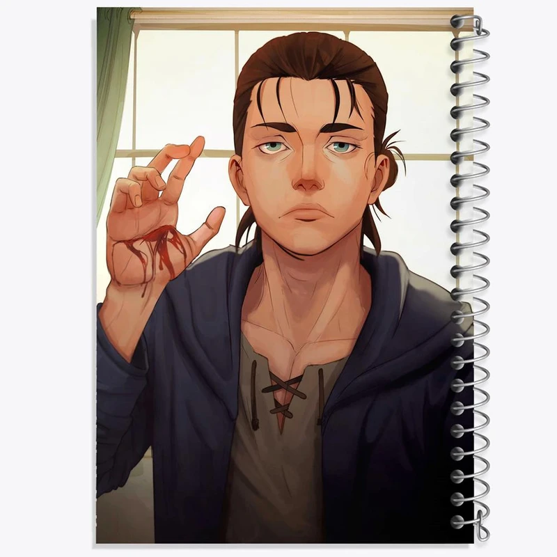 دفتر نت موسیقی 50 برگ خندالو مدل ارن یگر انیمه اتک آن تایتان کد 13245