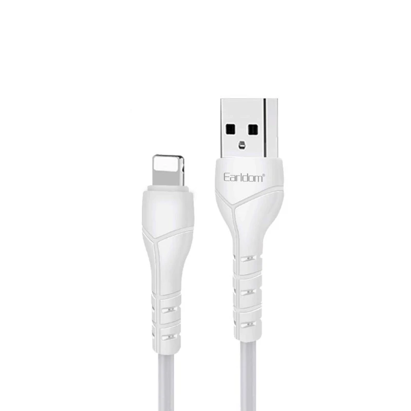 تبدیل USB به لایتنینگ ارلدام مدل EC-095L طول 1 متر
