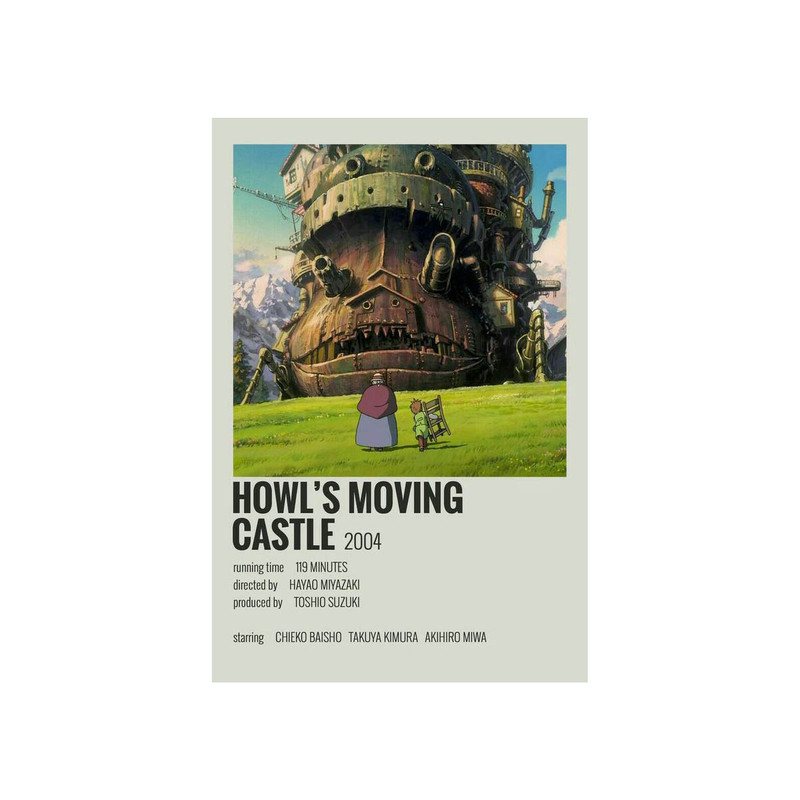 استیکر مدل انیمه طرح Howl&amp;#39;s Moving Castle