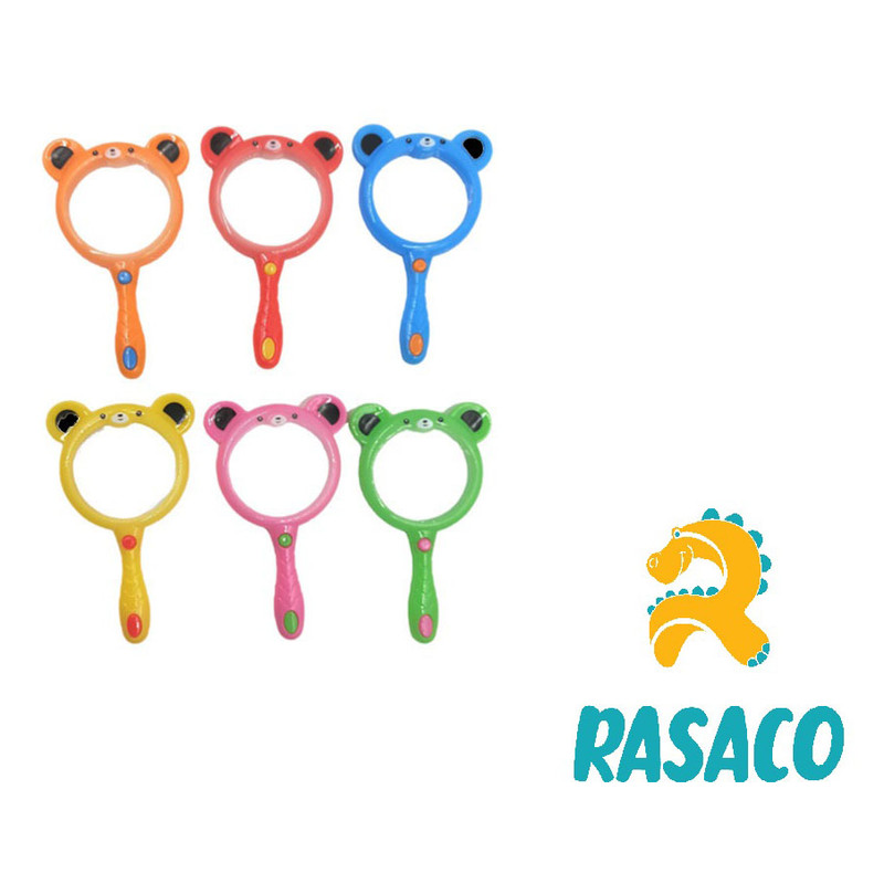 ذره بین رساکو مدل دانش آموزی طرح خرس کد Pink