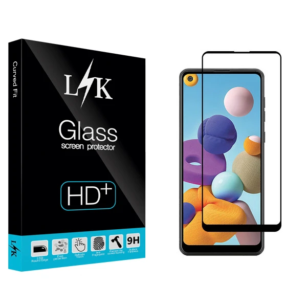 محافظ صفحه نمایش ال کی مدل +LITE مناسب برای گوشی موبایل سامسونگ Galaxy A21