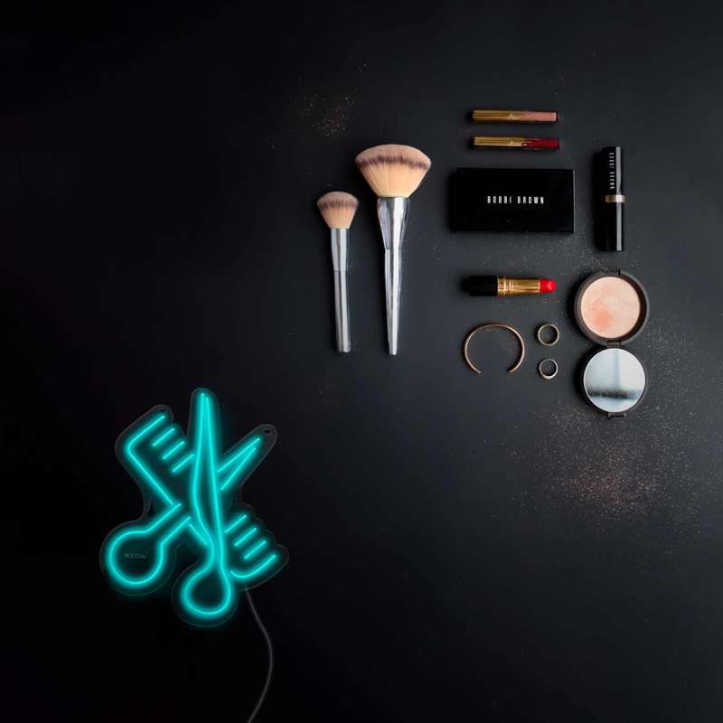 چراغ دیواری نئون دیزاین طرح Barber_TBL