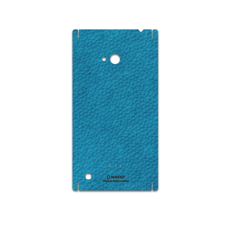 برچسب پوششی ماهوت مدل Blue-Leather مناسب برای گوشی موبایل نوکیا Lumia 720