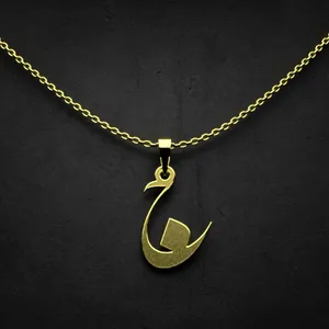 گردنبند طلا 18 عیار زنانه مدوپد مدل حرف ج کد I2-1-1690
