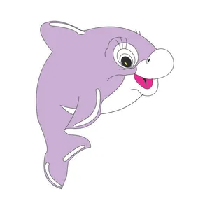 استند تولد طرح ماهی دلفین کد 69