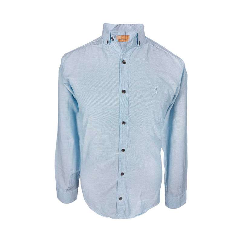 پیراهن آستین بلند مردانه مدل جودون کد 84-124148 رنگ آبی