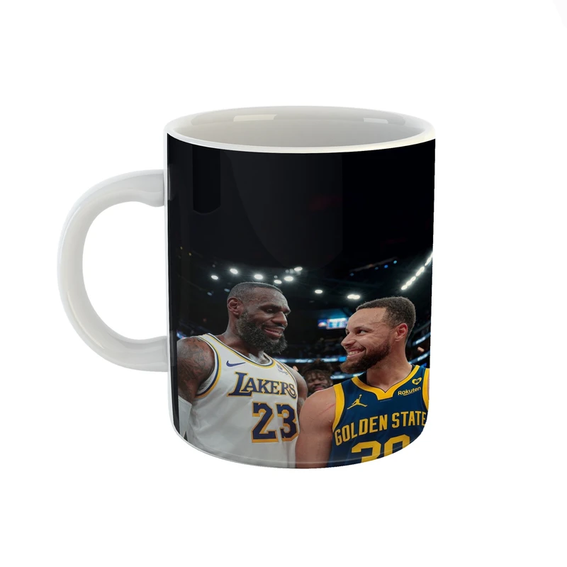ماگ طرح استف کری و لبران جیمز بسکتبال 