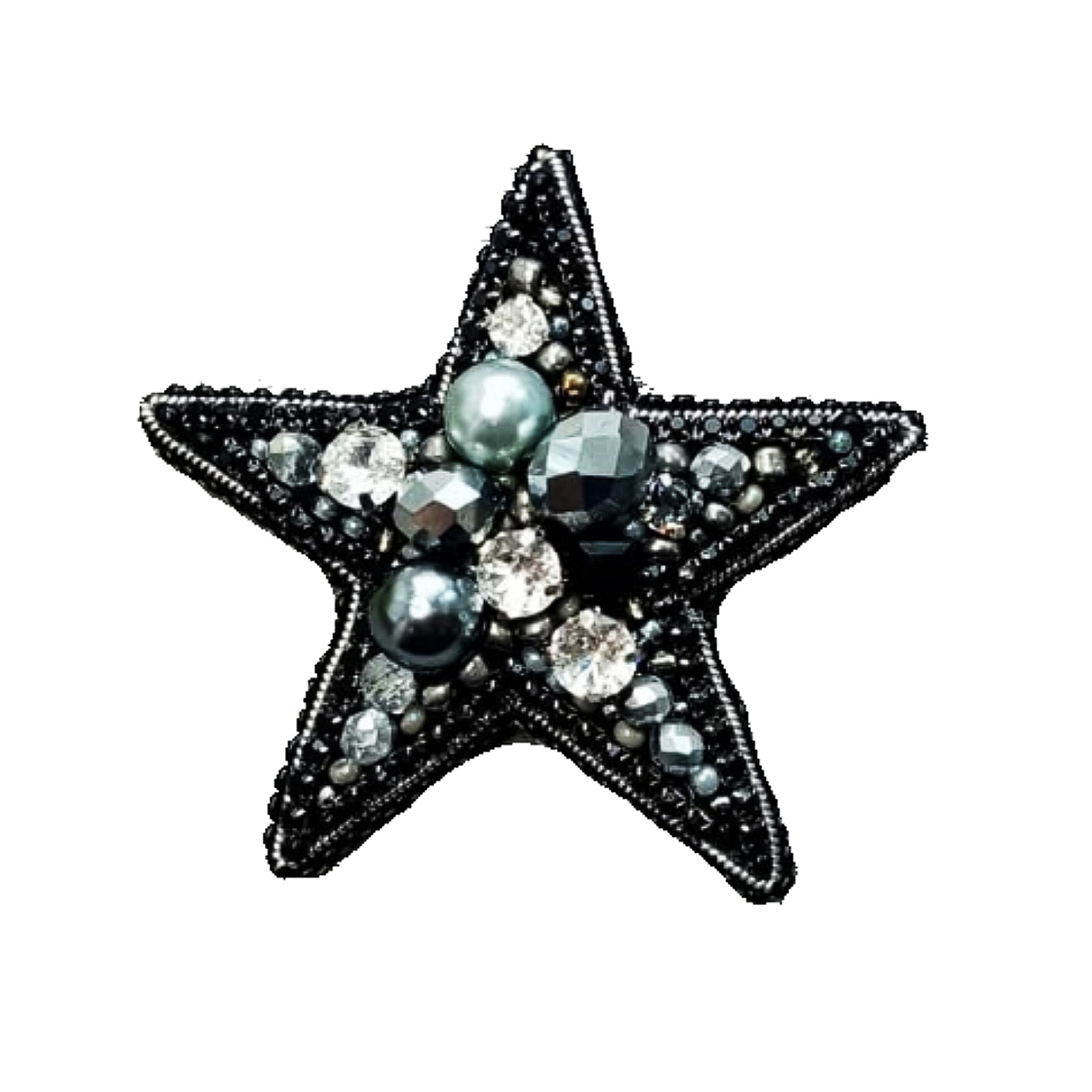 گل سینه زنانه مدل ستاره 