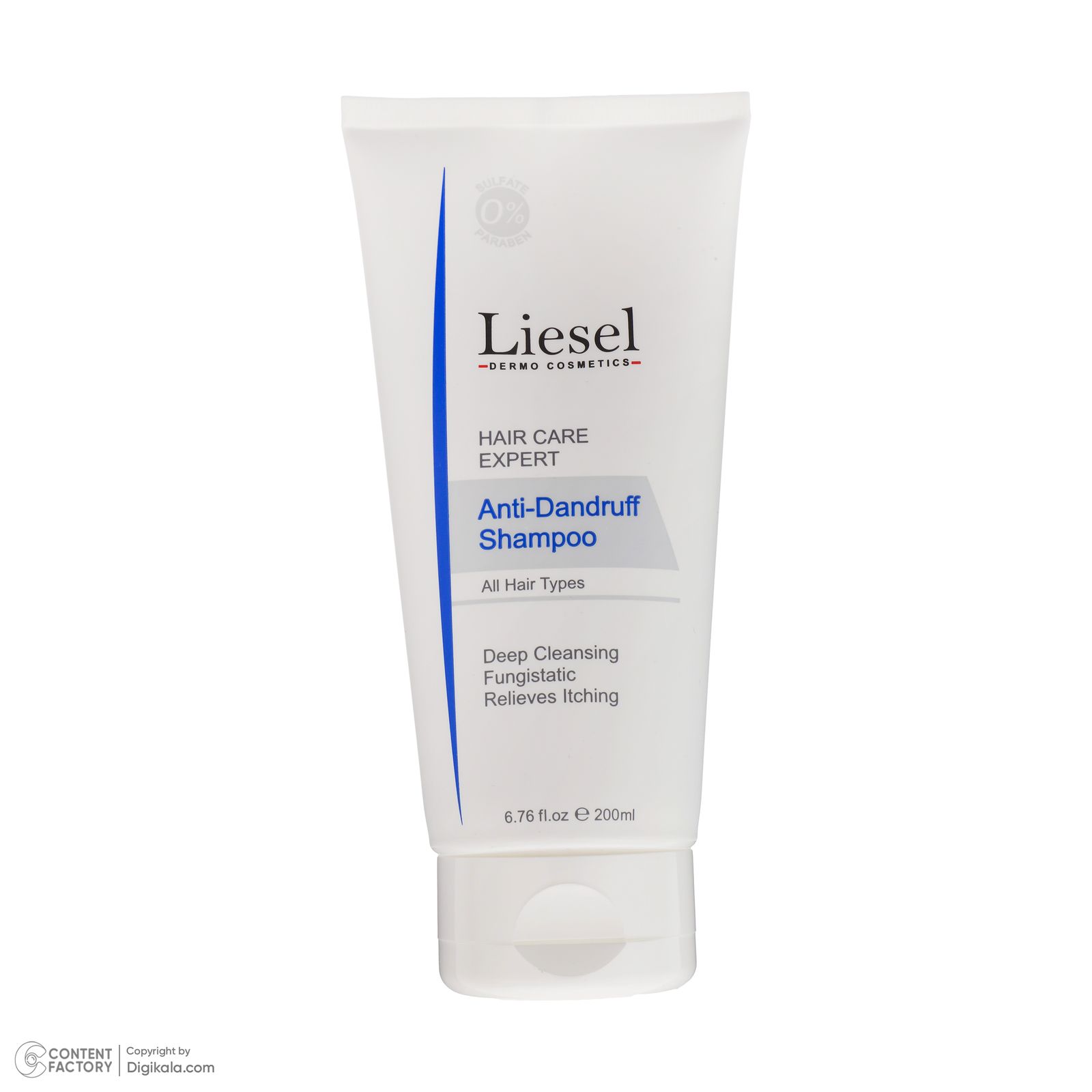 شامپو مو لایسل مدل Anti-Dandruff مناسب انواع مو حجم 200 میلی لیتر -  - 2