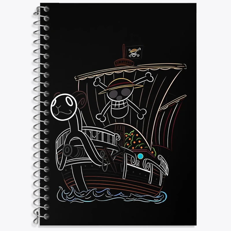 دفتر لغت 50 برگ خندالو طرح انیمه وان پیس کد N4643