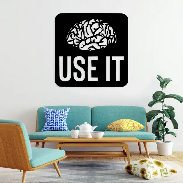 استیکر دیواری طرح use it