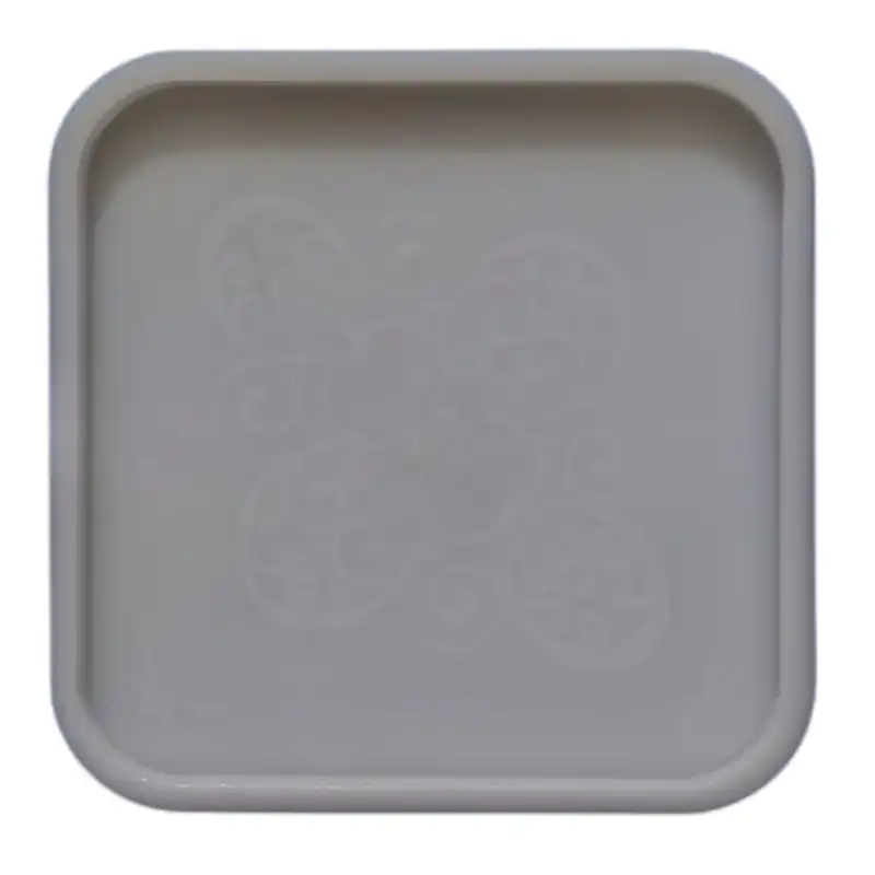 قالب رزین مدل زیرلیوانی مربع طرحدار کد 2