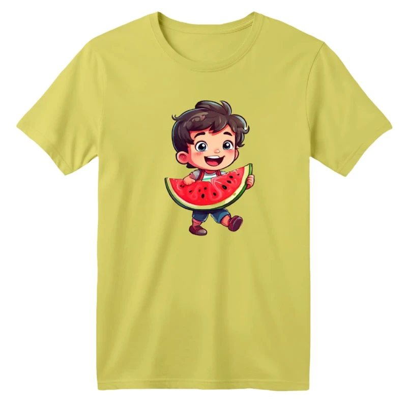 تی شرت آستین کوتاه بچگانه مدل پسرک یلدایی کد 5