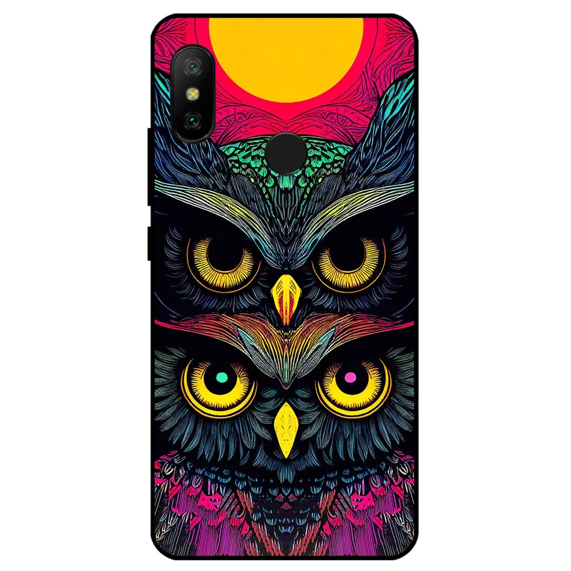 کاور مگافون طرح جغد مدل 1904 مناسب برای گوشی موبایل شیائومی Mi 8 SE 