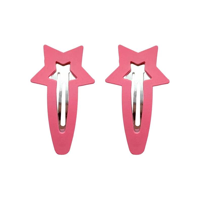 گیره مو زنانه مدل ستاره دنباله‌دار مجموعه ۲ عددی