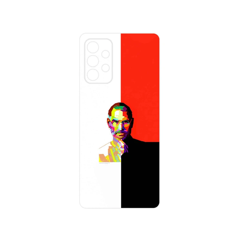 برچسب پوششی ماهوت مدل 1 Collage of Steve Jobs مناسب برای گوشی موبایل سامسونگ Galaxy A72