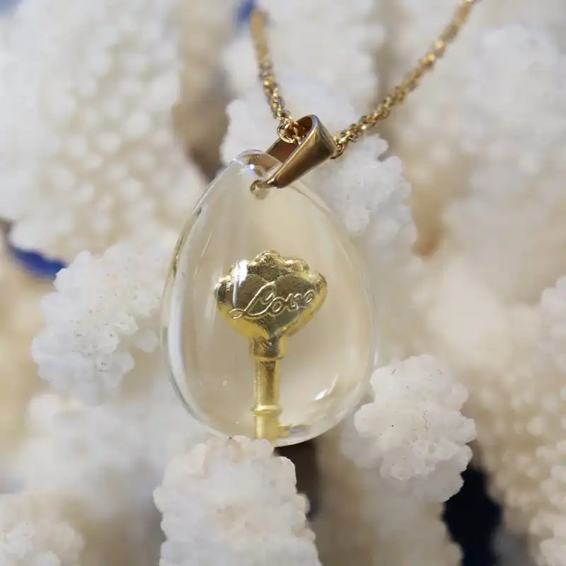 گردنبند زنانه مدل کریستال کلید