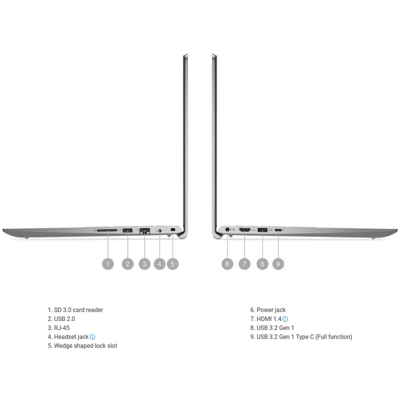 لپ تاپ 15.6 اینچی دل مدل Vostro 3530-i3 1305U-20GB DDR4 2666MHz-1TB SSD-IPS 120Hz-Fingerprint - کاستوم شده
