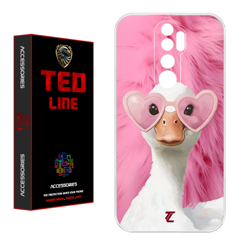 کاور تدلاین طرح اردک کد 1166 مناسب برای گوشی موبایل شیائومی Redmi Note 8 Pro