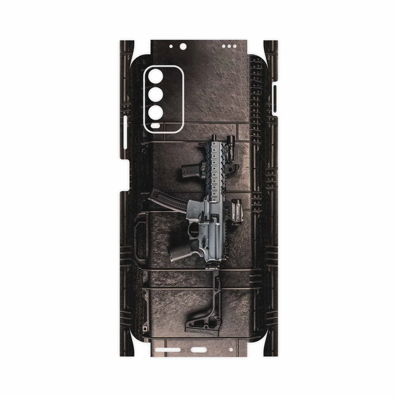 برچسب پوششی ماهوت مدل Gun-FullSkin مناسب برای گوشی موبایل شیائومی Redmi 9T