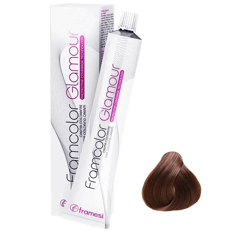 رنگ مو فرامسی مدل Framcolor Glamour شماره 7 حجم 100 میلی لیتر رنگ بلوند متوسط