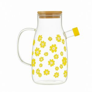 ظرف روغن مدل گلدار