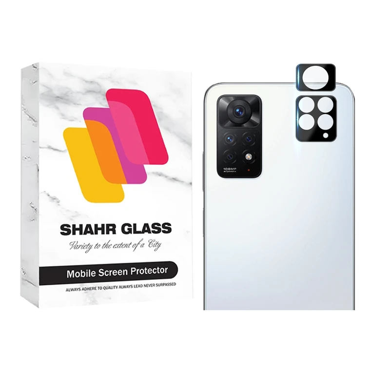 محافظ لنز دوربین  شهر گلس مدل FULLENSS مناسب برای گوشی موبایل شیائومی Redmi Note 11 Pro 4G / Redmi Note 11 Pro 5G