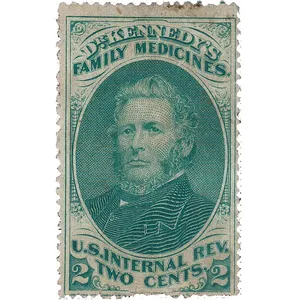 تمبر یادگاری مهر نخورده مالیاتی سال 1871 آمریکا کد RS155b