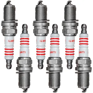 شمع تقویتی خودرو مدل Ketsumi.Japan کد K6RTI.IRIDIUM پایه کوتاه مناسب برای بی ام و 520i E34 و E39 و E60 بسته ۶ عددی