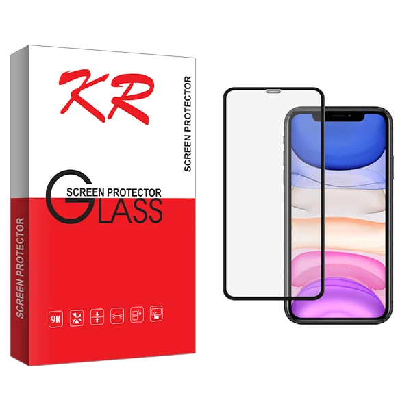 محافظ صفحه نمایش کی آر مدل +HD مناسب برای گوشی موبایل اپل iPhone xr