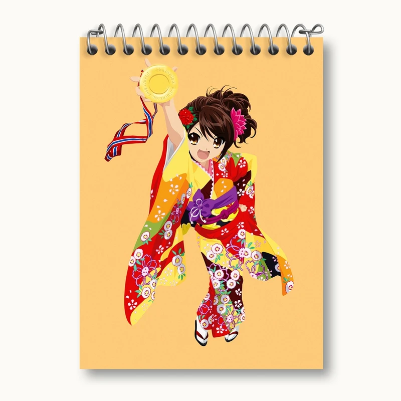 دفتر یادداشت 50 برگ خندالو مدل هاروهی انیمه ناپدید شدن هارومی سوزومیا The Disappearance of Haruhi Suzumiya کد 23161