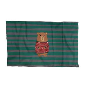 کاغذ کادو ترمه طراحان ایده مدل خرس مهربون کد dni002