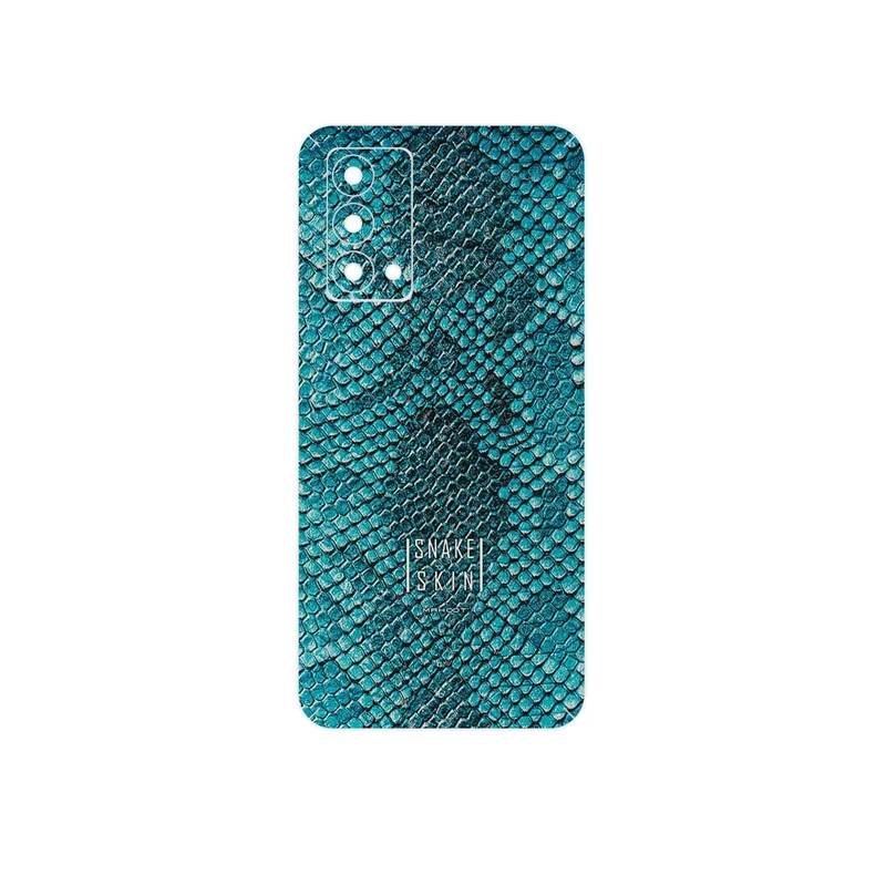 برچسب پوششی ماهوت مدل Blue Snake Skin مناسب برای گوشی موبایل ریلمی GT Master