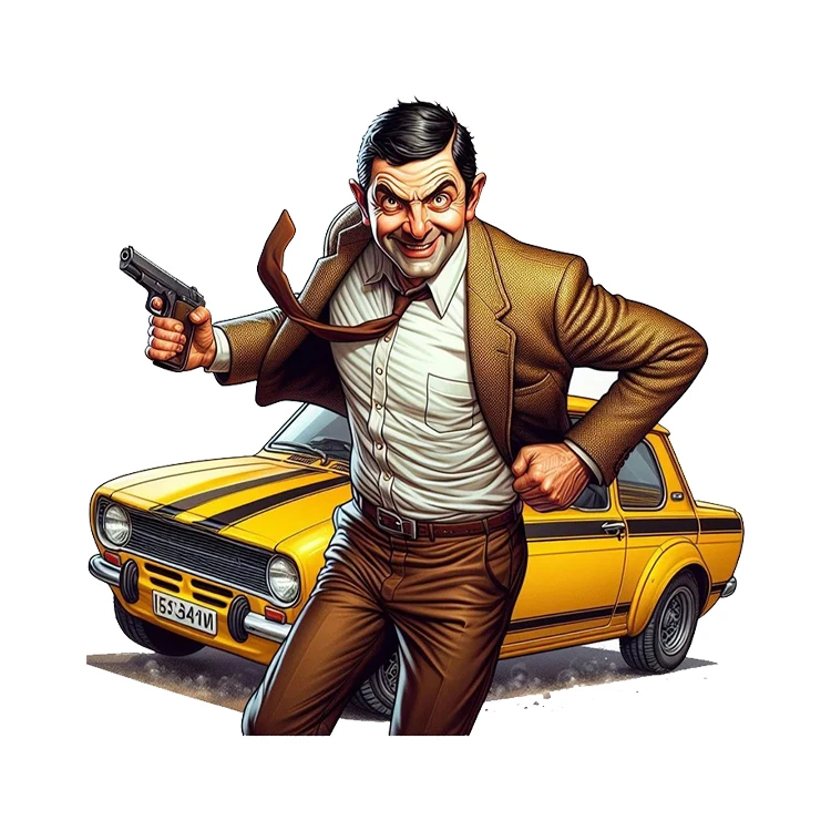 استیکر پارچه و لباس پاد آفرین مدل مستر بین کد 1128