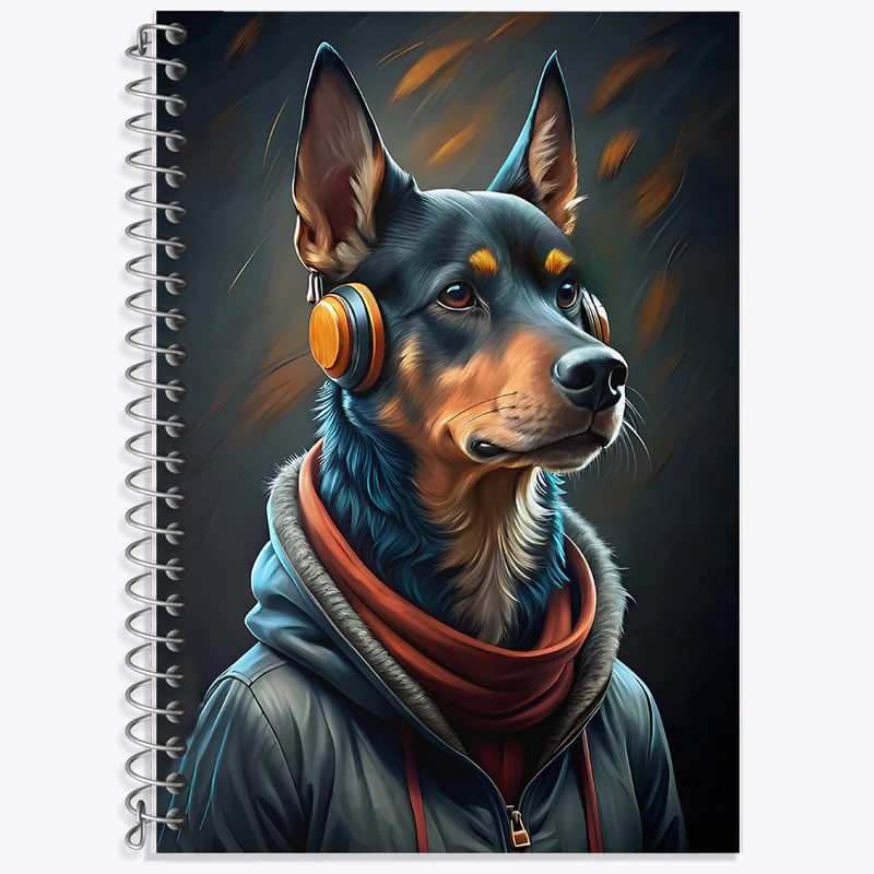 دفتر لغت 50 برگ خندالو طرح سگ (Dog) کد F7081