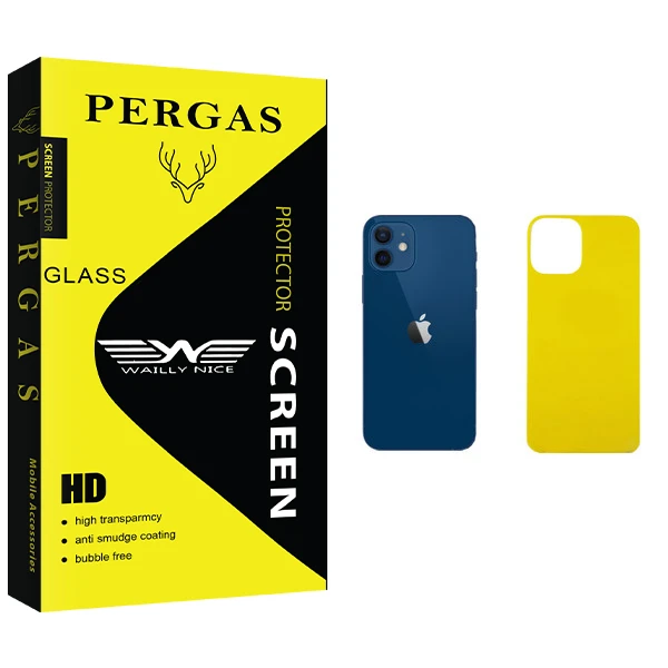 محافظ پشت گوشی وایلی نایس مدل Pergas Glass مناسب برای گوشی موبایل اپل iPhone 12