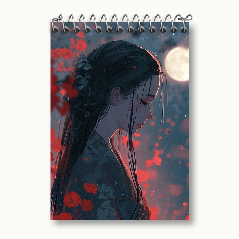 دفتر یادداشت 50 برگ خندالو مدل دخترانه کد N1206