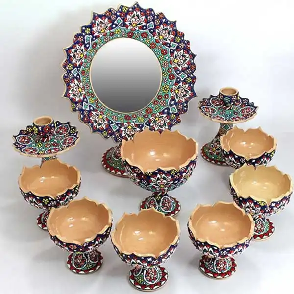 ست 10 تكه هفت سین میناكاری کد 6