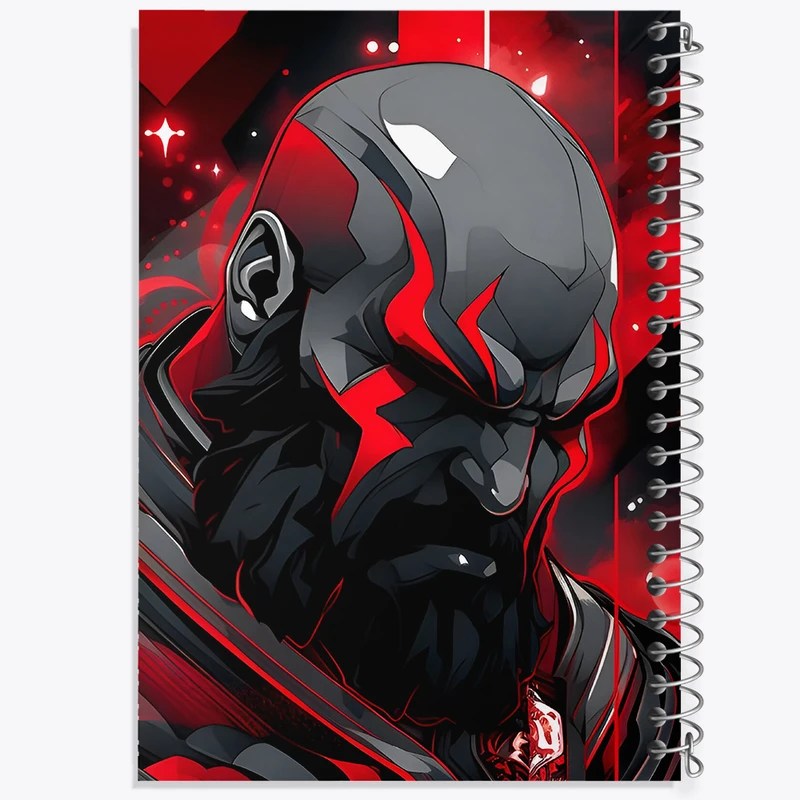 دفتر نقاشی 50 برگ خندالو طرح گاد آف وار (God Of War) کد N4522