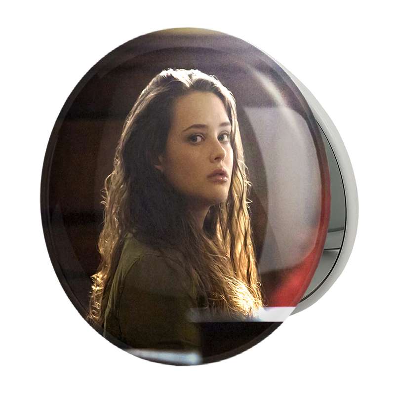 آینه جیبی خندالو طرح هانا بیکر 13دلیل برای اینکه Reasons Why13 مدل تاشو کد 20356